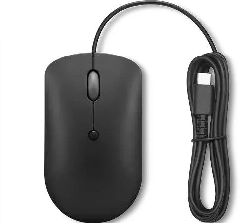 Lenovo 400 USB-C Wired Compact Mouse egér (AlzaPlus+)
