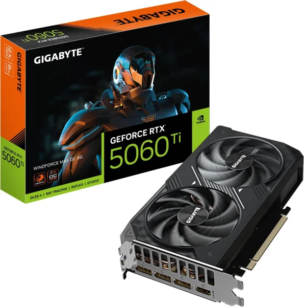 GIGABYTE GeForce RTX 5060 Ti WINDFORCE MAX OC 8G videókártya
