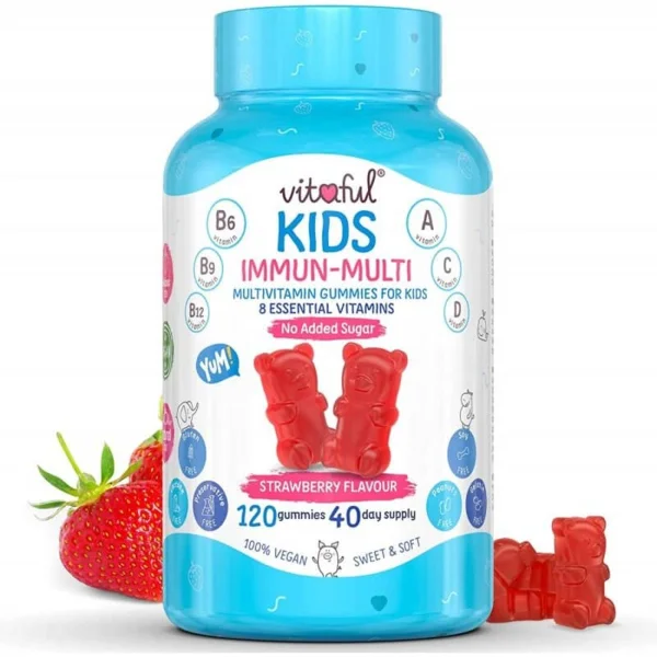 Vitaful Kids Immun-Multi immunerősítő gumivitamin - 120db (rövid lejárat)