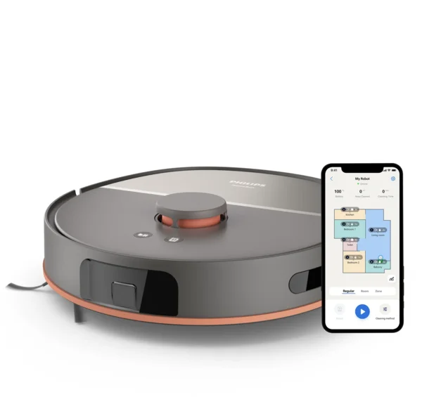 Philips HomeRun 5000 Series robotporszívó Robotporszívó felmosó funkcióval XU5000/10