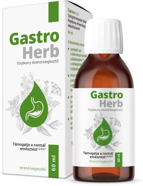 GastroHerb étrendkiegészítő folyadék 60ml