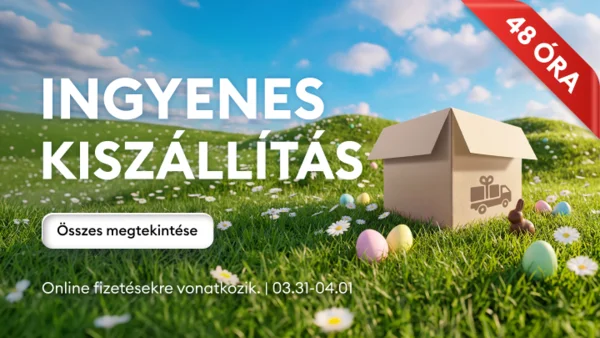Ingyenes kiszállítás online fizetés esetén
