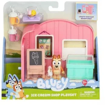 Bluey: Mini fagyizó játékszett Bingo figurával
