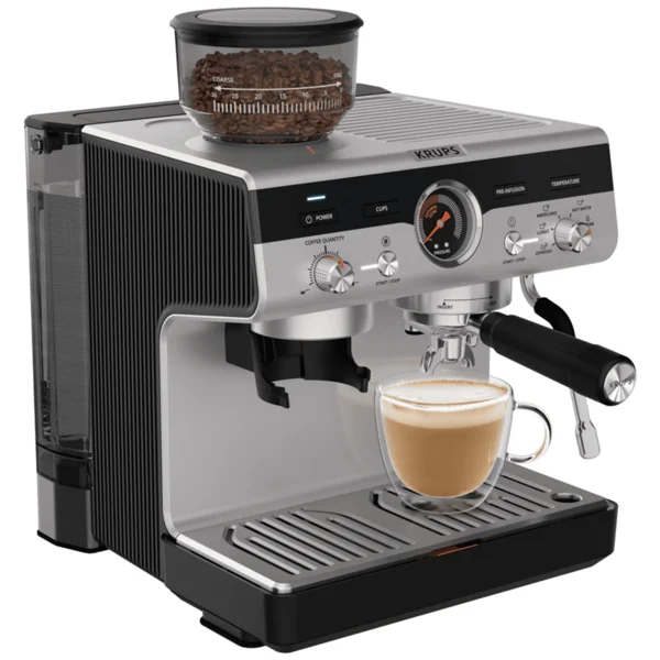 Karos kávéfőző KRUPS Precision+ XP804T10 Alumínium/Fekete