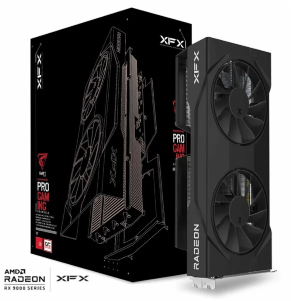 XFX Swift AMD Radeon RX 9060 XT OC 16G videókártya