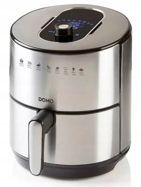 Domo DO530FR Inox XL LCD olajmentes olajsütő 4L (DO530FR)