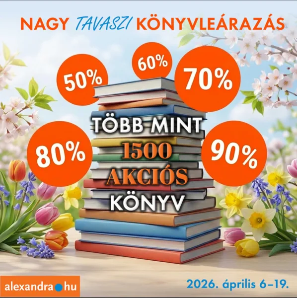 Tavaszi könyv akció -20-90%