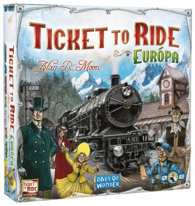 Ticket to Ride társasjáték - Európa kiadás