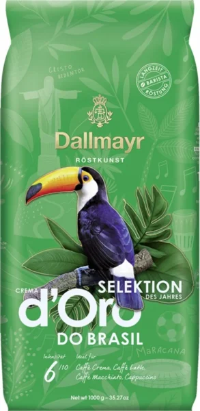 Dallmayr szemes kávé Crema d'Oro Do Brasil 1 kg