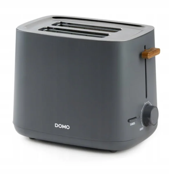 Domo Wood You DO965T Kenyérpirító Matt Szürke 1000W 6 fokozat 541D988