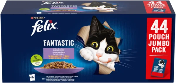 Felix Fantastic házias válogatás nedves macskaeledel, 44 x 85 g