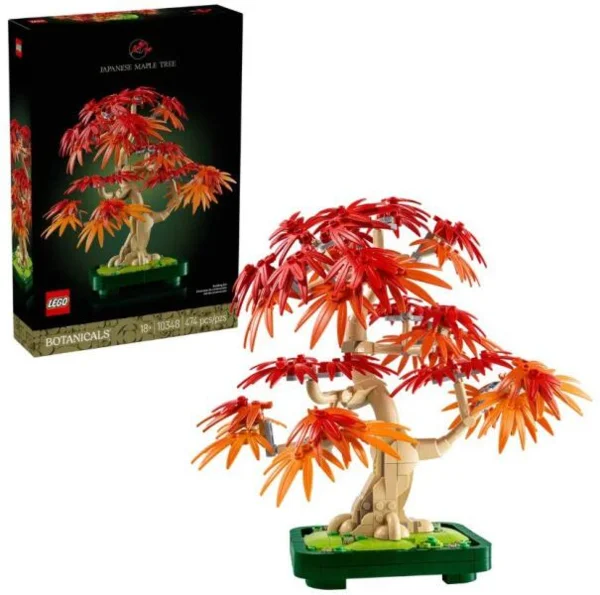 LEGO® Botanicals Vöröslevelű japán juhar bonsai (10348)