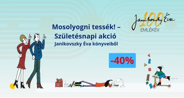 Mosolyogni tessék! – Születésnapi akció Janikovszky Éva könyveiből -40%