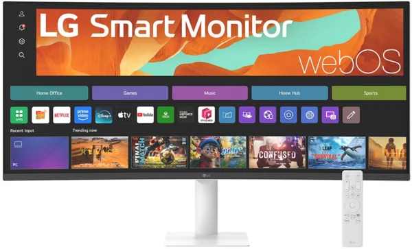34" LG Smart 34U601SA-W monitor