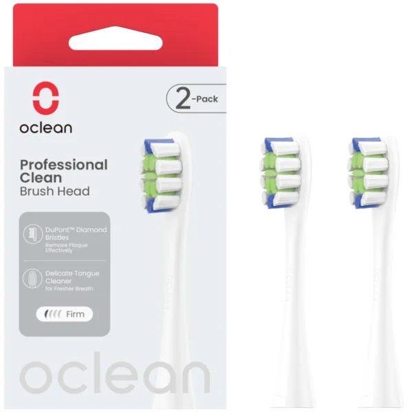Oclean Professional clean elektromos fogkefe pótfej 2db fehér (OCL553765)
