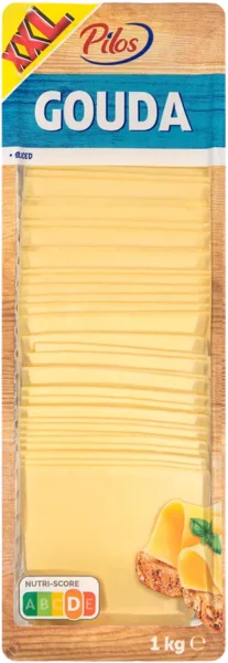 Pilos Szeletelt gouda sajt, 1 kg