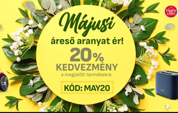 Májusi áreső aranyat ér (20% kedvezmény)