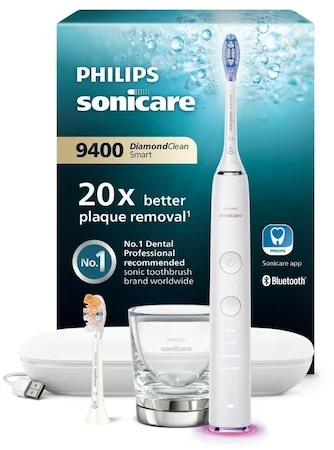 Philips Sonicare DiamondClean Smart HX9917/88 szónikus elektromos fogkefe applikációval, fehér