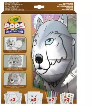 Crayola POPs: 3D foglalkoztató - Vadon (04-2807)