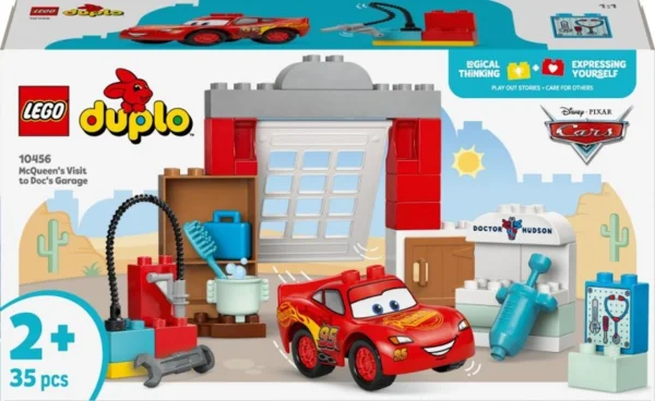 LEGO 10456 Duplo Disney McQueen látogatása a műhelyben