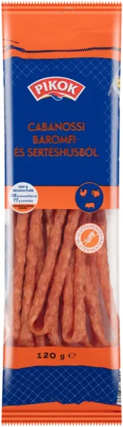Pikok Cabanossi kolbász, 120 g