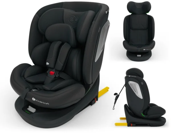 Kinderkraft autósülés I-grow 2 Plus i-Size 2026 Fekete (KCIGRO02BLKPL00)