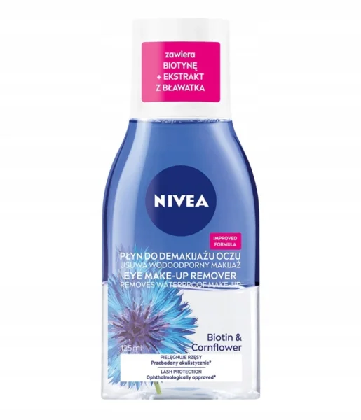 NIVEA kétfázisú Folyadék szemfesték-lemosó búzavirággal 125ml (81182)