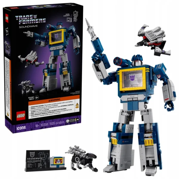 LEGO Icons 10358 Transformers: Fülelő