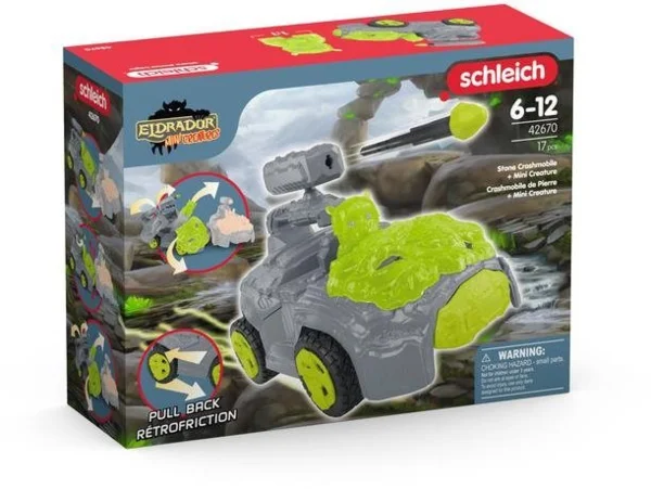 Schleich Kő CrashMobile Mini Creature figurával 42670 figura szett
