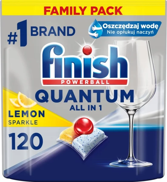 FINISH Quantum All in 1 Mosogatógép Kapszula 120 db