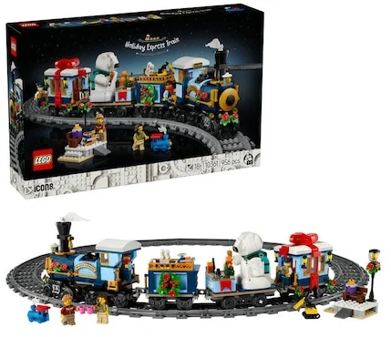 LEGO® Icons, Ünnepi expresszvonat 10361, 956 darabos