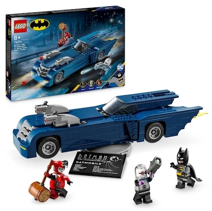 LEGO® DC Batman™ - Batman™ és a Batmobile™ vs. Harley Quinn™ és Mr. Freeze™ 76274, 435 db