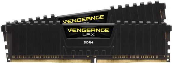 Corsair 32GB KIT DDR4 3200 MT/s CL16 Vengeance LPX - fekete ram memória