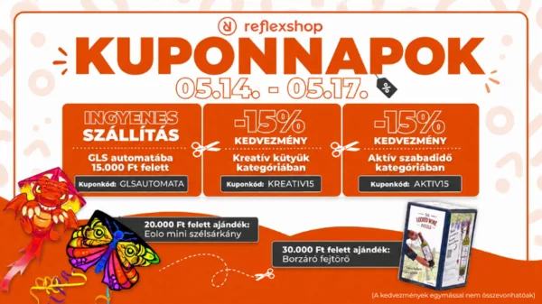 Kuponnapok Reflexshopnál (kedvezmény és ajándék)