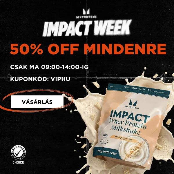 50% kedvezmény mindenre