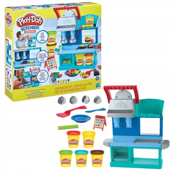 Play-Doh Gyurma Play-Doh Konyhai alkotások Szakács étterem (F81075L0)