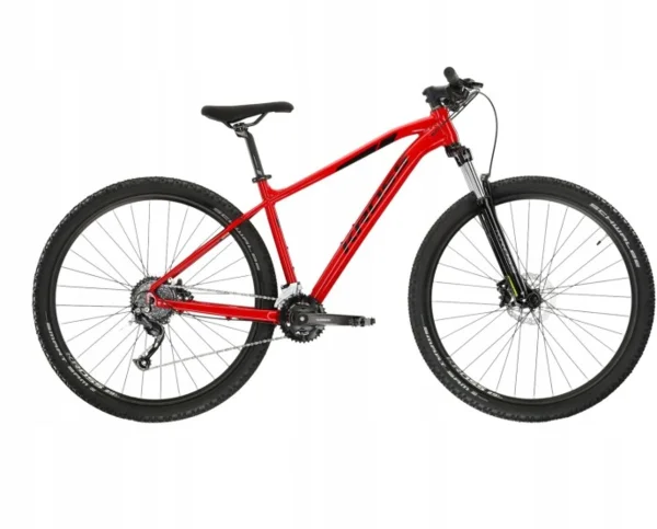 MTB kerékpár Kross Level 1.0 váz 17 coll kerék 29 " piros