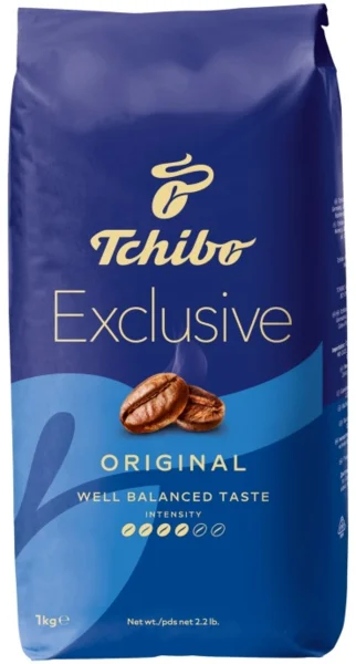 Őröletlen kávé keverék Tchibo Exclusive 1000 g