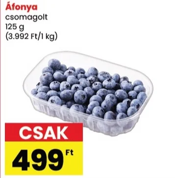 Áfonya 125 g