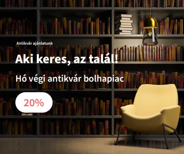 Hó végi antikvár bolhapiac (20% kedvezmény)