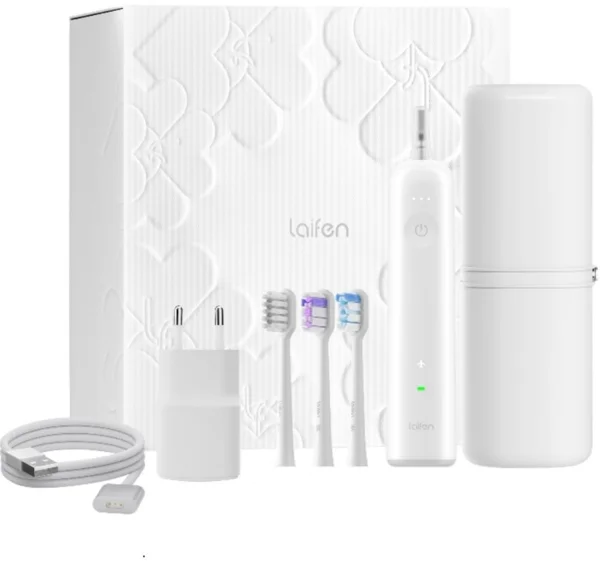 Laifen Wave LFTB01-P White Giftbox, 3 pótfej elektromos fogkefe