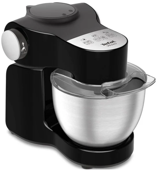 Tefal Wizzo QB3198 konyhai robotgép 4 L Fekete, Rozsdamentes acél 1000 W