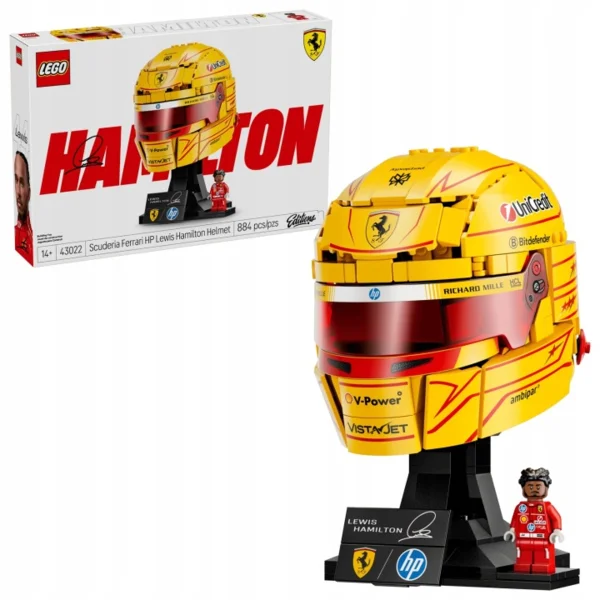 LEGO Editions 43022 Scuderia Ferrari HP Lewis Hamilton sisakja