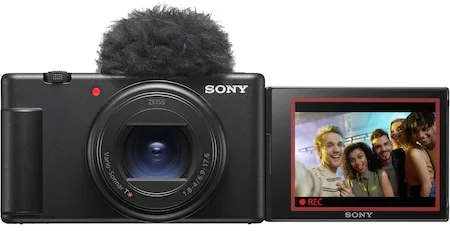 Sony ZV-1 II vlogkamera, 4K, 18-50mm objektív, fekete