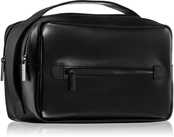Notino Men Collection Cosmetic Pouch Black Large nagyméretű férfi kozmetikai táska