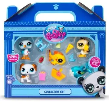 TM Toys Littlest Pet Shop: Figura csomag, 1. széria, 5 db-os - Strand (LPS00517)