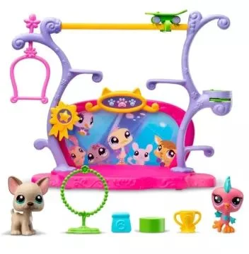 TM Toys Littlest Pet Shop: Tehetséges állatok játékszett 2 db figurával, 1. széria (LPS00558)