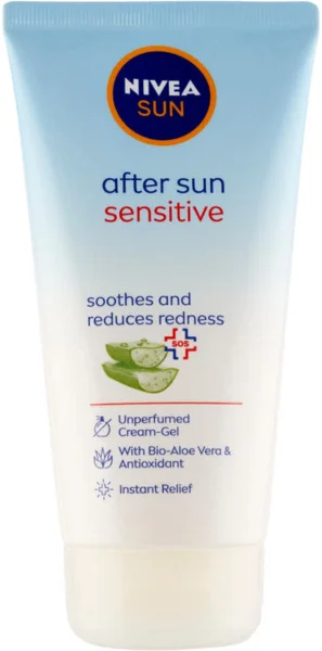 Nivea Sun napozás utáni sensitive krém gél - 175 ml