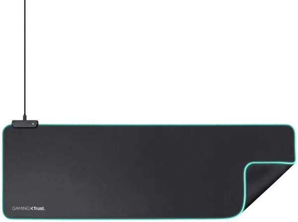 Mousepad Trust GXT 764 Glide-Flex XXL, RGB világítás, fekete