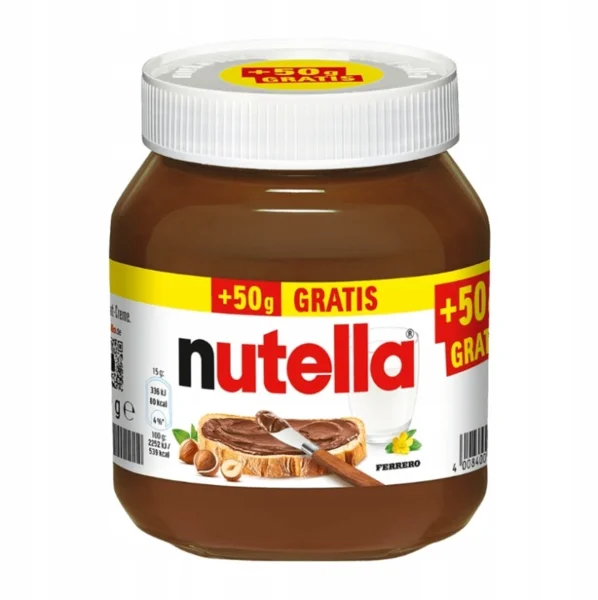 Ferrero Nutella csokoládés-mogyorós krém 450g + 50g